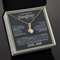 To My Beautiful Daughter | Alluring Beauty necklace