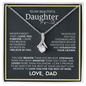 To My Beautiful Daughter | Alluring Beauty necklace