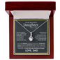 To My Beautiful Daughter | Alluring Beauty necklace