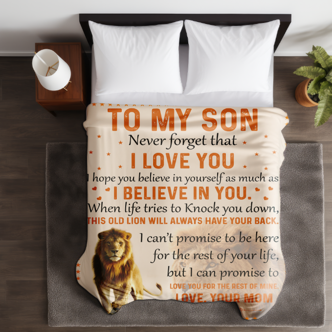 To My Son | Fleece Blanket