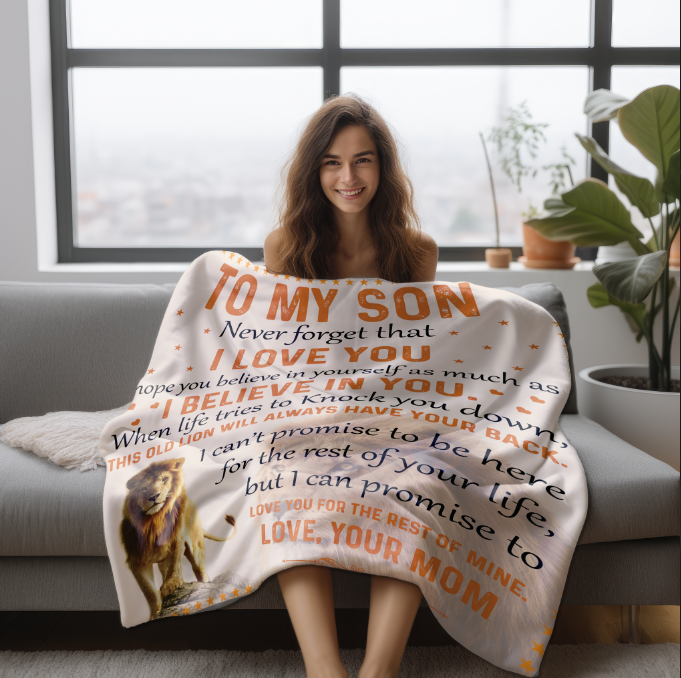 To My Son | Fleece Blanket