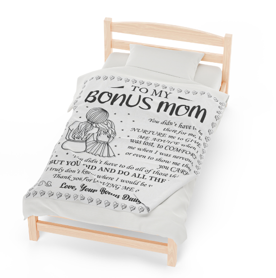 To My Bonus Mom | Fleece Blanket